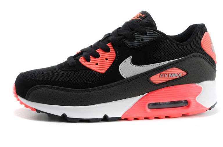 nike air max 90 femmes noir pourpre rouge