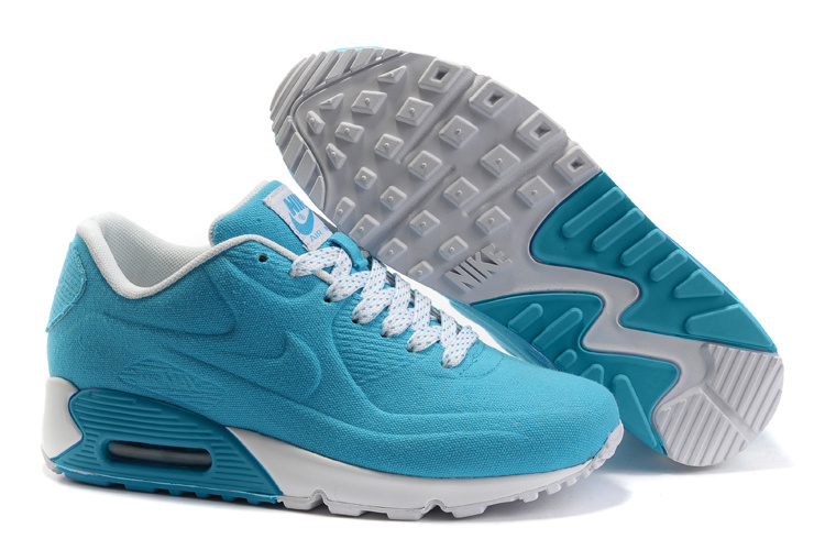 nike air max 90 femmes hyperfuse bleu blanc