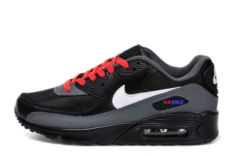 air max 90 noir rouge gris