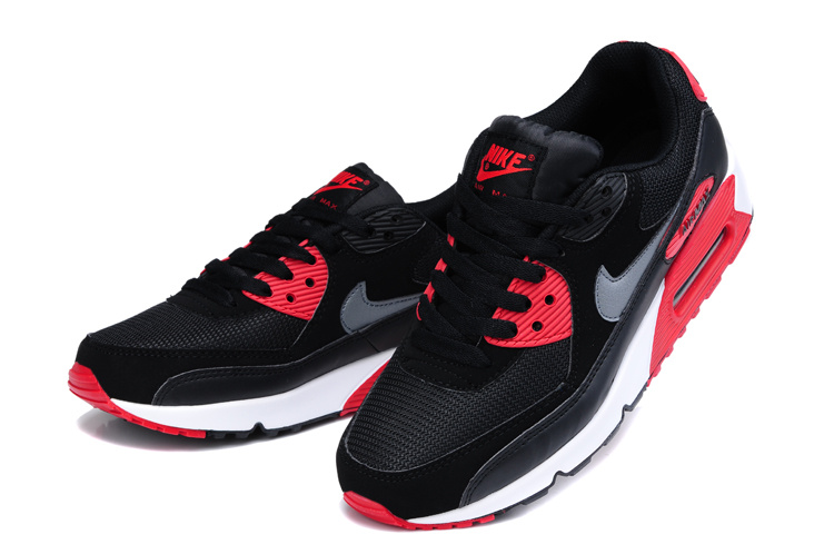 nike air max 90 femmes noir pourpre rouge