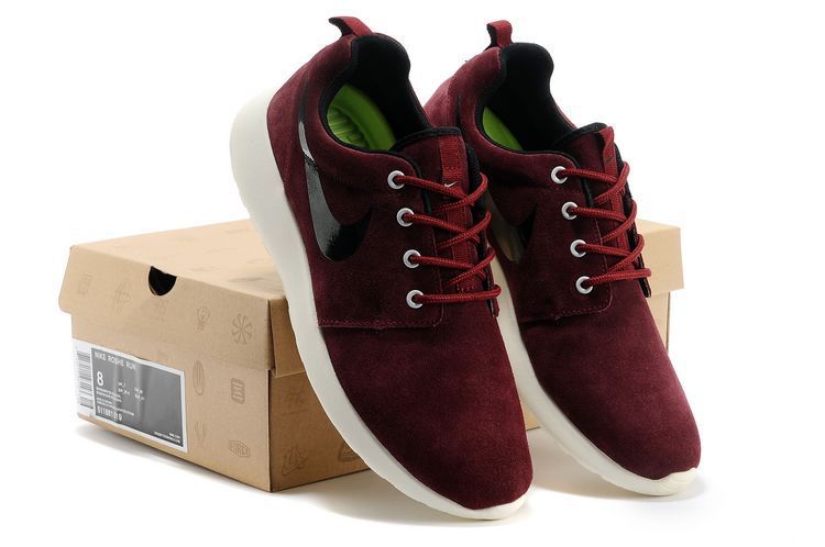 nike roshe run bordeaux femme