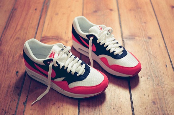 nike air max 1 femme rose bleu blanc