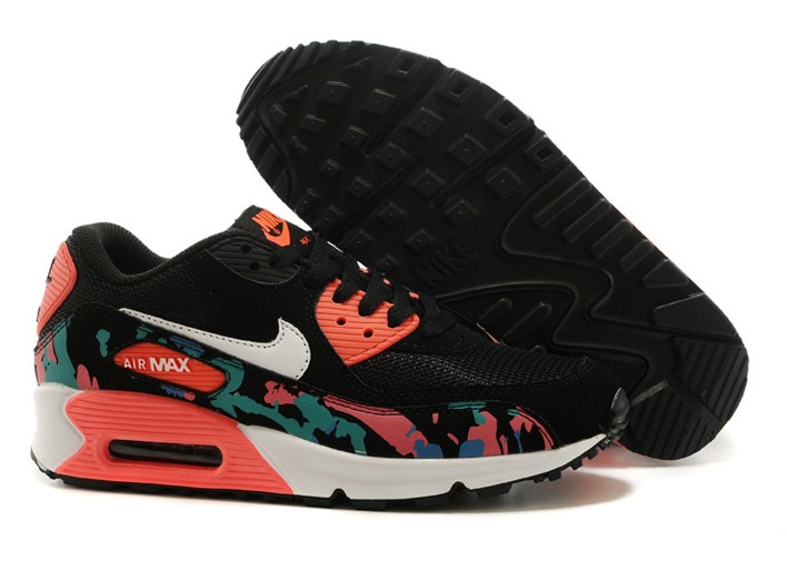 nike air max 90 femme classic bw blanc noir rouge